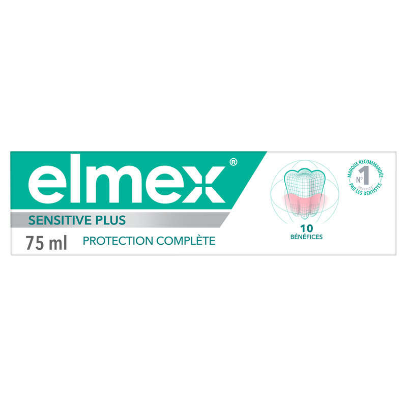 Elmex Sensitive Plus Dentifrice 10 Bénéfices Avances 75ml Elmex Sensitive Plus Dentifrice 10 Bénéfices Avances 75ml