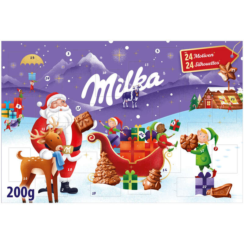 Milka Calendrier de l'Avent 200g Milka Calendrier de l'Avent 200g