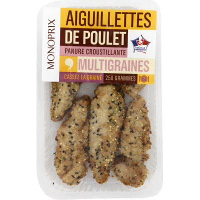 Monoprix Aiguillettes Panées Graines 250G Monoprix Aiguillettes Panées Graines 250G