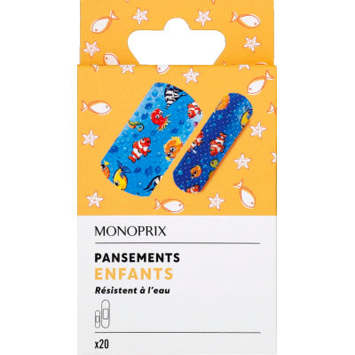 Monoprix Pansements Enfants x20 Monoprix Pansements Enfants x20