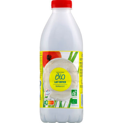 Monoprix Bio Lait entier stérilisé UHT bio 1l Monoprix Bio Lait entier stérilisé UHT bio 1l