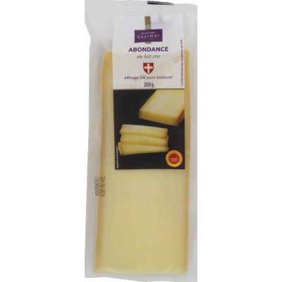 Monoprix Gourmet Abondance au lait cru 200g Monoprix Gourmet Abondance au lait cru 200g