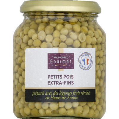 Monoprix Gourmet Petits Pois Extra-Fins 230g Monoprix Gourmet Petits Pois Extra-Fins 230g