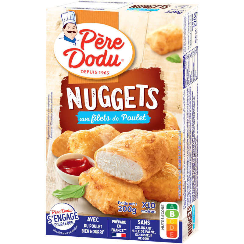 Père Dodu Nuggets poulet 200g Père Dodu Nuggets poulet 200g