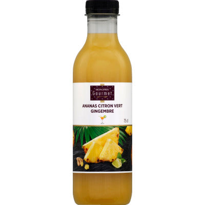 monoprix gourmet jus ananas citron gingembre 75cl monoprix gourmet jus ananas citron gingembre 75cl