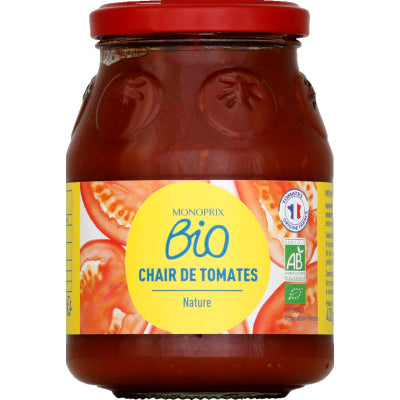Monoprix Bio Chair de Tomates Nature 400g Monoprix Bio Chair de Tomates Nature 400g