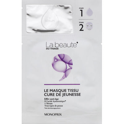 Monoprix La Beauté Le Masque Tissu Anti-Âge x1 Monoprix La Beauté Le Masque Tissu Anti-Âge x1