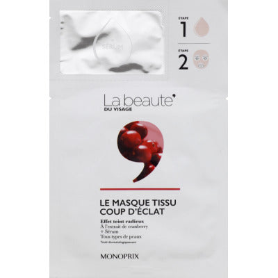 Monoprix La Beauté Le Masque Tissu Éclat x1 Monoprix La Beauté Le Masque Tissu Éclat x1