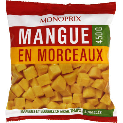 Monoprix Mangues En Morceaux Surgelés 450g Monoprix Mangues En Morceaux Surgelés 450g