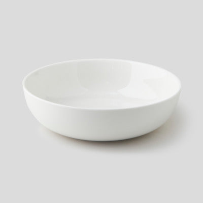 Monoprix Maison Saladier, 25Cm De Diamètre, Blanc Brillant Monoprix Maison Saladier, 25Cm De Diamètre, Blanc Brillant