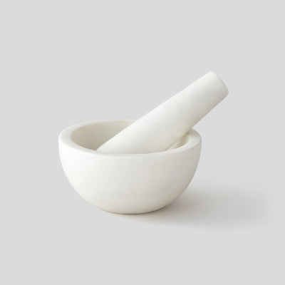 Monoprix Maison Mortier + Pilon En Marbre Blanc Monoprix Maison Mortier + Pilon En Marbre Blanc