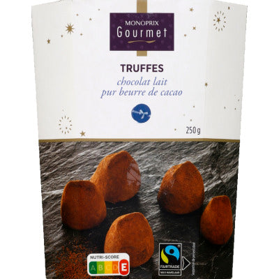 Monoprix Gourmet Truffes Chocolat Lait 250g Monoprix Gourmet Truffes Chocolat Lait 250g
