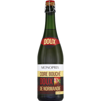 Monoprix Cidre de Normandie doux bouché 75cl Monoprix Cidre de Normandie doux bouché 75cl
