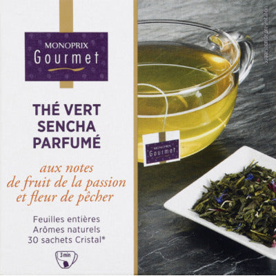 Monoprix Gourmet Thé Vert Sencha Parfumé 60g Monoprix Gourmet Thé Vert Sencha Parfumé 60G