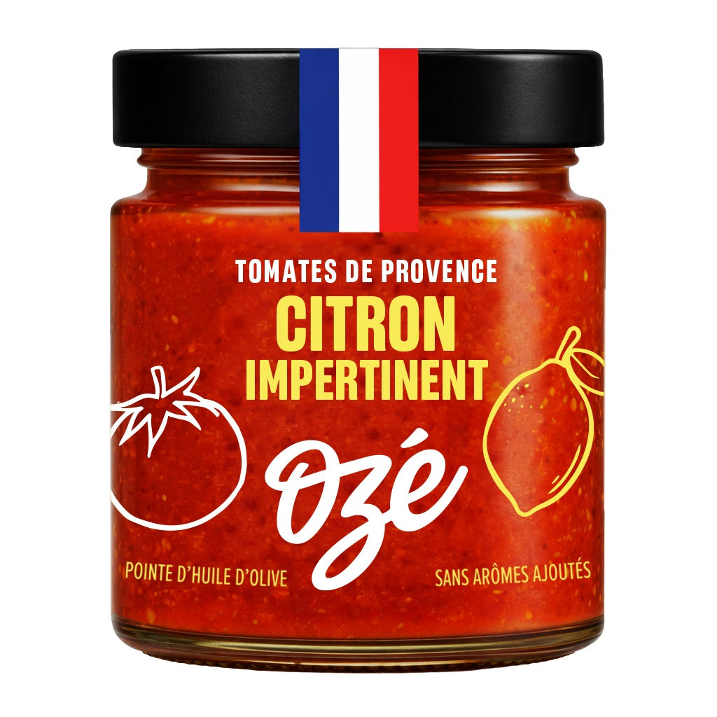 Ozé Sauce Tomate Citron Impertinent 180g Ozé Sauce Tomate Citron Impertinent 180g