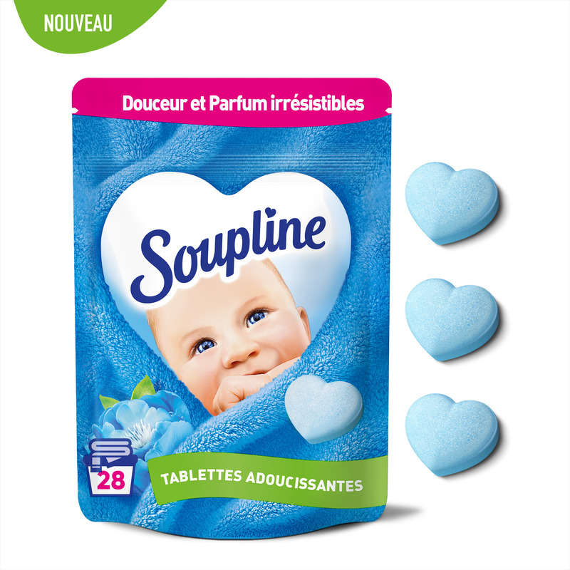 Soupline Tablettes Adoucissantes Éclat De Fraicheur 336 g Soupline Tablettes Adoucissantes Éclat De Fraicheur 336 g