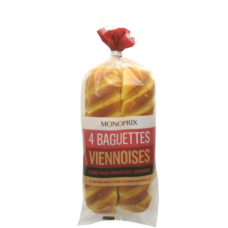 Monoprix Baguettes Viennoises 340g Monoprix Baguettes Viennoises 340g