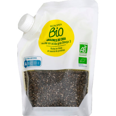 Monoprix Bio Graines De Chia 200g Monoprix Bio Graines De Chia 200g