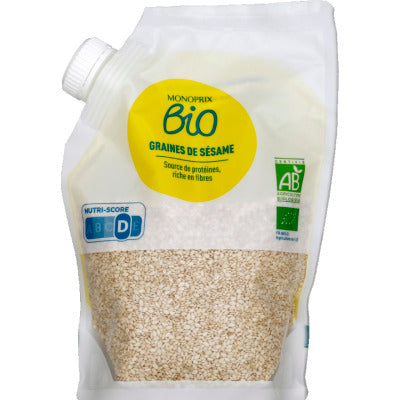 Monoprix Bio Graines De Sésame 200g Monoprix Bio Graines De Sésame 200g
