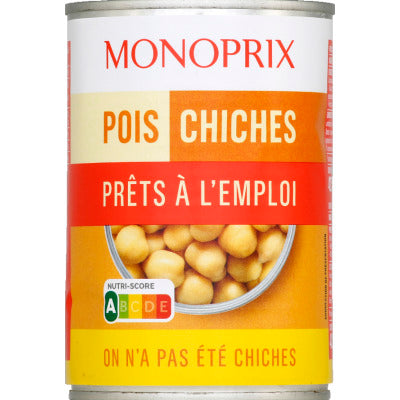 Monoprix Pois Chiches 265g Monoprix Pois Chiches 265g
