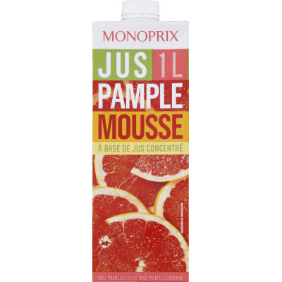 Monoprix Jus de pamplemousse à base de jus concentré 1L Monoprix Jus de pamplemousse à base de jus concentré 1L
