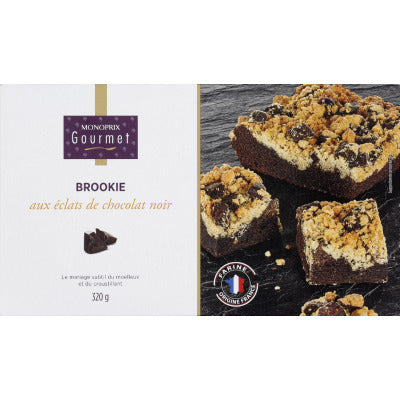 Monoprix Gourmet Brookie Aux Eclats De Chocolat Noir 320g Monoprix Gourmet Brookie Aux Eclats De Chocolat Noir 320g