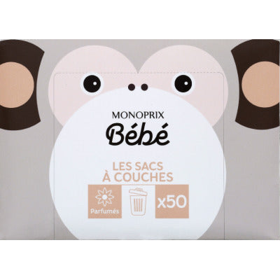 Monoprix Bébé Sac À Couches x50 Monoprix Bébé Sac À Couches x50