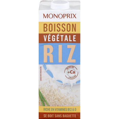 Monoprix Boisson Végétale Riz 1L Monoprix Boisson Végétale Riz 1L