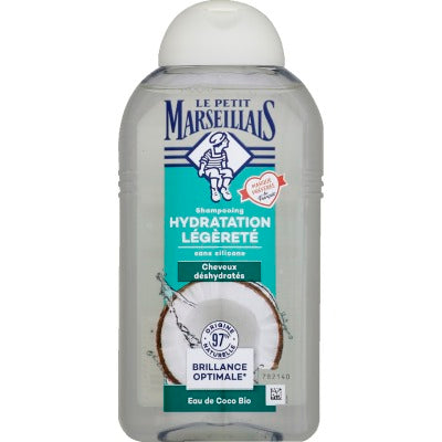 Le Petit Marseillais Shampooing Hydratation à l'eau de Coco Bio 250ml Le Petit Marseillais Shampooing Hydratation à l'eau de Coco Bio 250ml