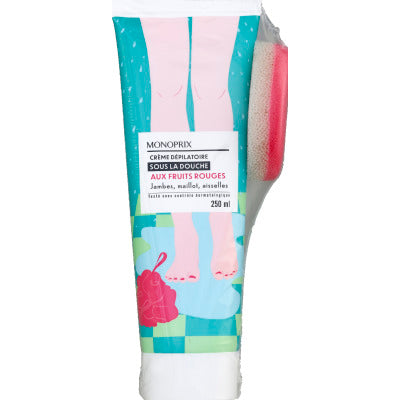 Monoprix Crème Dépilatoire Sous La Douche 250ml Monoprix Crème Dépilatoire Sous La Douche 250ml