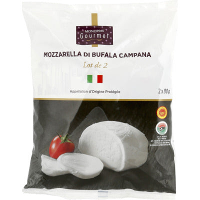 Monoprix Gourmet Di Bufala Campana 2x150g Monoprix Gourmet Di Bufala Campana 2x150g