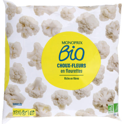 Monoprix Bio choux fleurs surgelés bio 600g Monoprix Bio choux fleurs surgelés bio 600g
