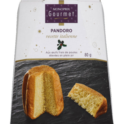 Monoprix Gourmet Pandoro Recette Italienne 80G Monoprix Gourmet Pandoro Recette Italienne 80G