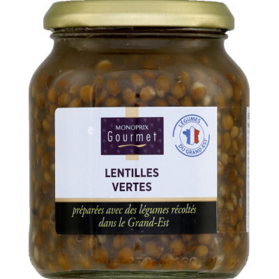 Monoprix Gourmet lentilles vertes 215g Monoprix Gourmet lentilles vertes 215g