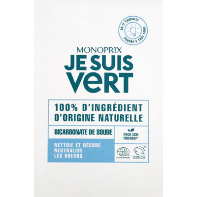 Monoprix Je Suis Vert Bicarbonate De Soude 500g Monoprix Je Suis Vert Bicarbonate De Soude 500g