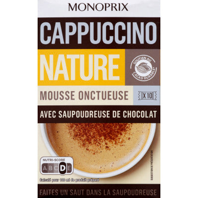 Monoprix Cappuccino Nature 140g Monoprix Cappuccino Nature 140G