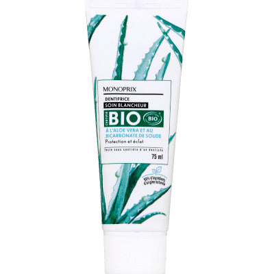 Monoprix Bio Dentifrice Blancheur 75ml Monoprix Bio Dentifrice Blancheur 75ml