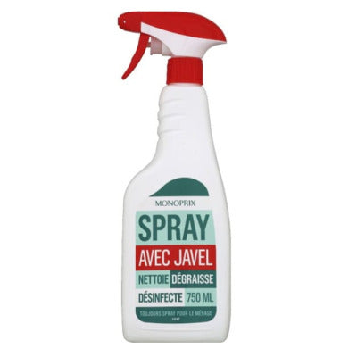 Monoprix Spray avec javel 75cl Monoprix Spray avec javel 75cl