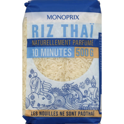 Monoprix Riz Thaï Naturellement Parfumé 10 Minutes 500g Monoprix Riz Thaï Naturellement Parfumé 10 Minutes 500g