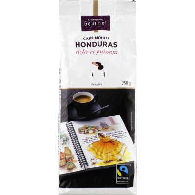 Monoprix Gourmet Café Moulu Du Honduras, Riche Et Puissant 250g Monoprix Gourmet Café Moulu Du Honduras, Riche Et Puissant 250g
