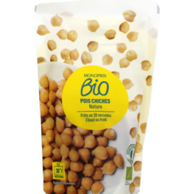Monoprix Bio Pois chiches nature 120g Monoprix Bio Pois chiches nature 120g
