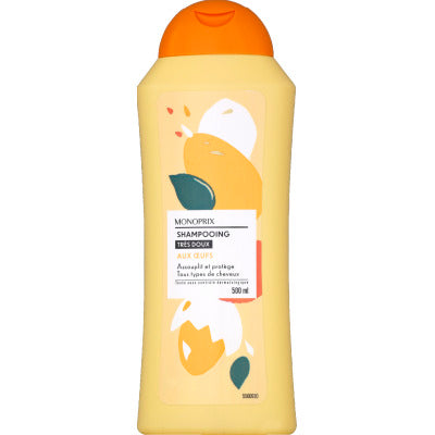 Monoprix Shampooing Aux Œufs 500ml Monoprix Shampooing Aux Œufs 500ml