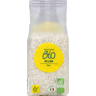 Monoprix Bio Riz Long Blanc 500G Monoprix Bio Riz Long Blanc 500G