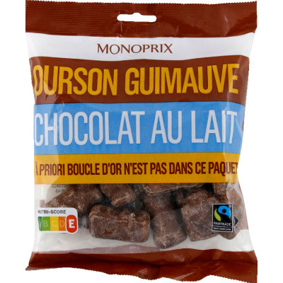 Monoprix Petits Ours guimauve chocolat 200g Monoprix Petits Ours guimauve chocolat 200g