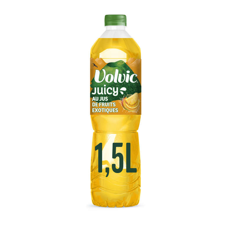 Volvic Eau Aromatisée Jus De Fruit Exotique 1,5L Volvic Eau Aromatisée Jus De Fruit Exotique 1,5L