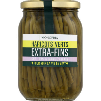Monoprix Haricots Verts Extra-Fins 345g Monoprix Haricots Verts Extra-Fins 345g