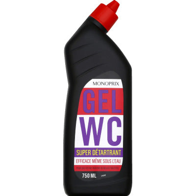 Monoprix gel wc super détartrant 750ml Monoprix gel wc super détartrant 750ml
