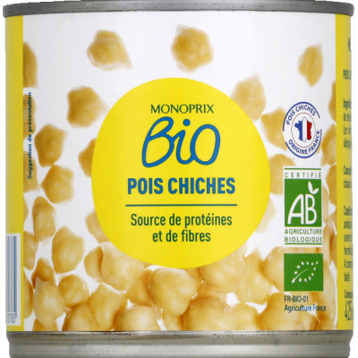 Monoprix Bio Pois Chiches Bio 265g Monoprix Bio Pois Chiches Bio 265g