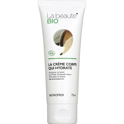 Monoprix La Beauté Bio Crème Soin au Beurre de Karité & à l'Huile d'Amande Douce 75ml Monoprix La Beauté Bio Crème Soin au Beurre de Karité & à l'Huile d'Amande Douce 75ml
