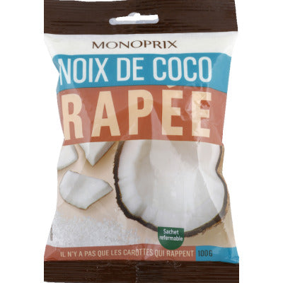 Monoprix Noix de Coco Rapée 100g Monoprix Noix de Coco Rapée 100g